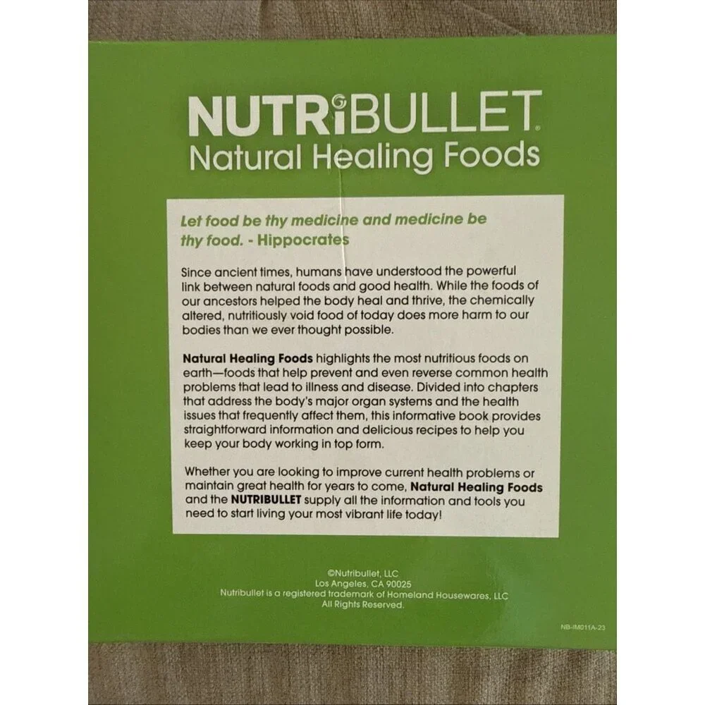 Nutribullet - Natural Healing Foods - Supercharge Your Health LIKE NEW